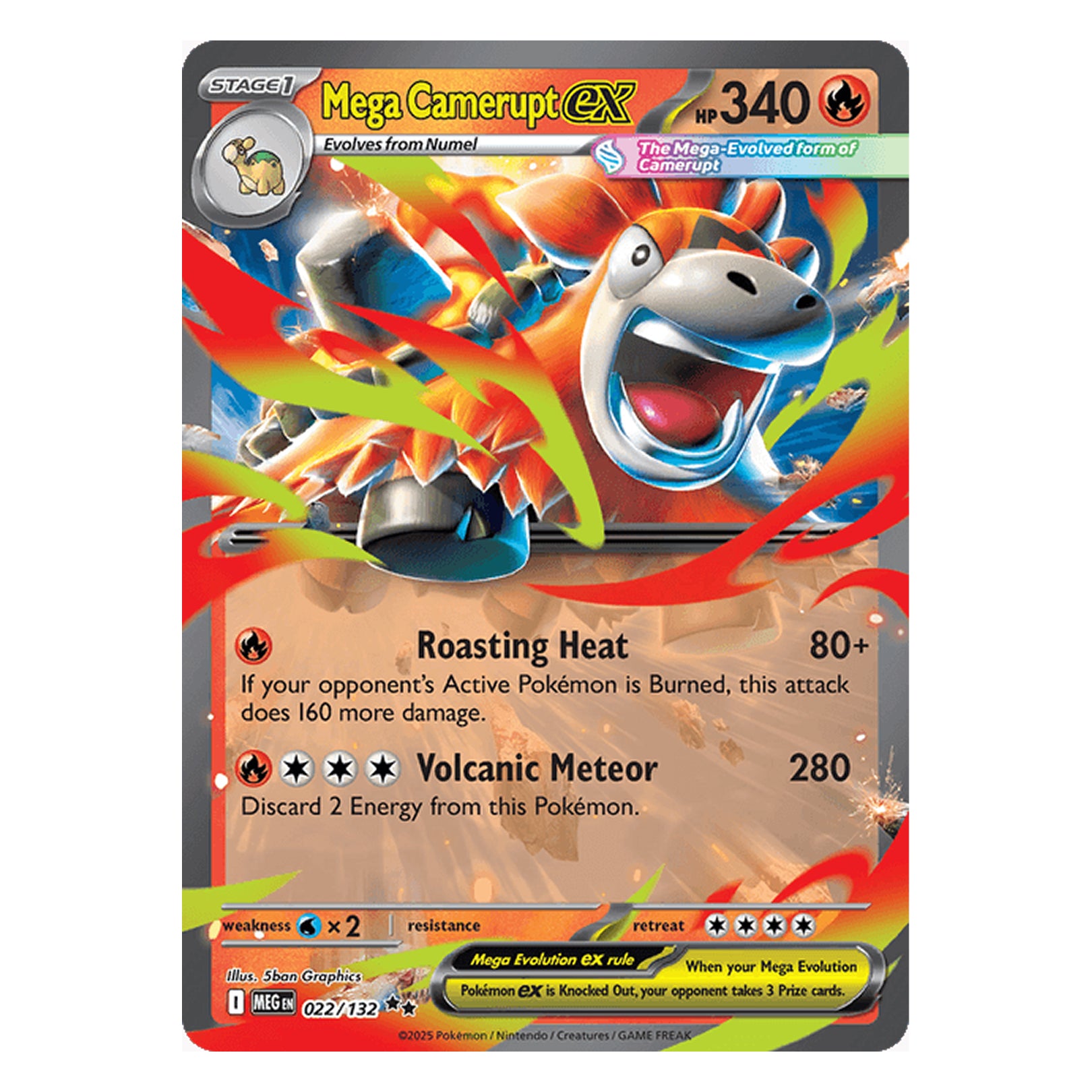 mega camerupt ex
