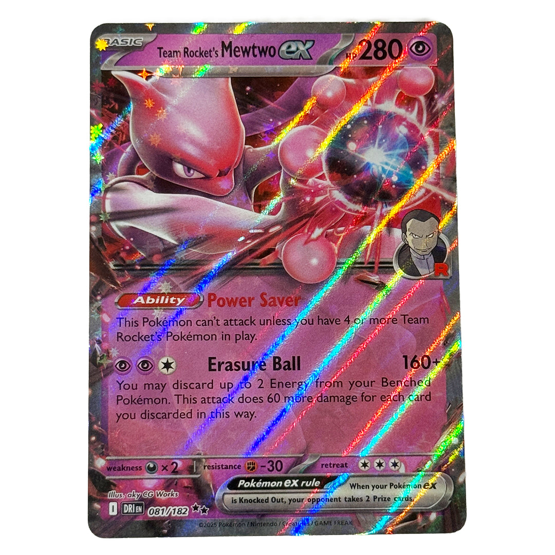 Team Rocket's Mewtwo EX 081/182