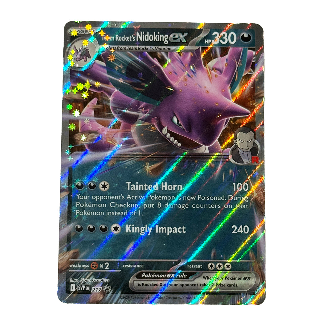 Team Rocket's Nidoking EX Promo 217